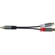 PremiumCord PremiumCord διαχωριστής HQ CINCH αρσενικό - 2x CINCH θηλυκό 15cm