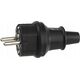 Wtyczka hermetyczna HAND PRO LINE PLASTROL IP44 2P+Z 16A czarna