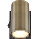 Kinkiet Globo Lampa reflektorowa Robby 57911-1M kinkiet czarny mosiądz
