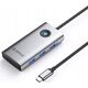 Σταθμός σύνδεσης USB-C 6 σε 1 / έξοδος: 3x USB-A 3.0 + 1x USB-C 2.0 + 1x HDMI - γκρι