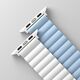 Uniq UNIQ pasek Revix Apple Watch Series 4/5/6/7/SE 40/41mm. Reversible Magnetic biały-niebieski/white-blue