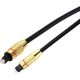 Καλώδιο Οπτικού Ήχου SPDIF Toslink RoGer TOSPD2M 2m χρυσό
