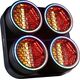 LIGHT4ME BLINDER LED 4 RING oświetlacz sceniczny oświetlenie estradowe efekt ring 4x30W