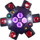 LIGHT4ME COSMOS multiefekt świetlny LED RGBWA 6w1 efekt beam Bee Eye 2x laser stroboskop
