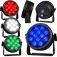 LIGHT4ME CREE ALU QUAD PAR 12 reflektor par oświetlenie efekt świetlny 12x12W RGBW SMD LED 4w1