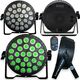 LIGHT4ME FLAT PAR 27 IR RGBW reflektor par efekt świetlny LED 27x6W RGBW LED 4w1