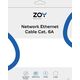 ZOY Kabel Sieciowy Ethernet Cat. 6a UTP CCA Żółty 5m ZCR5Y