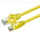ZOY Kabel Sieciowy Ethernet Cat. 6a UTP CCA Żółty 0,25m ZCR025Y