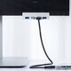 HUB 4 θυρών με σφιγκτήρα USB-A 3.0 - ασημί