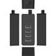HUB 4-portowy USB-A 2.0 przewód 0,3M - czarny