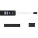 HUB 3-portowy input: USB-C 3.0 / output: 2x USB-A 3.0 + 1x USB-C 3.0 καλώδιο 0,15M - μαύρο