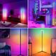 LIGHT4ME WALL POLE 1 narożna lampa podłogowa RGB LED biała pilot bezprzewodowy