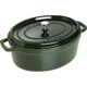 STAUB Garnek STAUB żeliwny owalny 6.7 ltr zielony uniwersalny