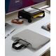 Torba Tomtoc tomtoc Light-A21 Dual-color Slim Laptop Handbag, 13,5 Inch - Gray