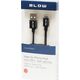 Kabel USB Blow USB-A - 1 m Czarny (66-108#)