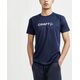Męska koszulka treningowa z krótkim rękawkiem Craft Core unify logo tee rozmiar XL