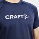 Męska koszulka treningowa z krótkim rękawkiem Craft Core unify logo tee rozmiar L