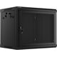 Szafa Lanberg Szafa wiszšca 19 cali 9U 600x450 drzwi perforowane (flat pack) czarna