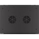 Szafa Lanberg Szafa wiszšca 19 cali 9U 600x450 drzwi perforowane (flat pack) czarna