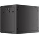 Szafa Lanberg Szafa wiszšca 19 cali 9U 600x450 drzwi perforowane (flat pack) czarna