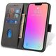 Θήκη Hurtel Magnet Case για Samsung A15 με καπάκι και πορτοφόλι - μαύρο