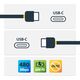 Καλώδιο StarTech USB-C Φόρτισης 1μ Λευκό