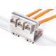 DIN-RAIL ADAPTER FOR3X KEYST.M