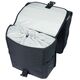 Sakwa miejska podwójna BASIL GO DOUBLE BAG 32L, Universal Bridge System, solid black (NEW 2025)