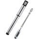 Χειροκίνητη αντλία BIRZMAN Infinite Road με CO2 (Presta/Schrader), 160psi/11bar, Μήκος 255mm, CNC, Ασημί, Φυσίγγια CO2 2x16g (NEW)