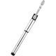 Χειροκίνητη αντλία BIRZMAN Infinite Road με CO2 (Presta/Schrader), 160psi/11bar, Μήκος 255mm, CNC, Ασημί, Φυσίγγια CO2 2x16g (NEW)