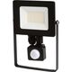 Naświetlacz ECOLIGHT2 Projektor LED Eco Light EC79884 slim 30W 2700lm 4000K IP65 czujnik ruchu czarny
