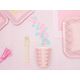 Party Deco Sztućce drewniane, jasnoróżowe, 16cm, 18 szt. uniwersalny