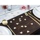 Party Deco Drewniane konfetti Serca, 2x2cm one size