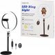 Lampa pierścieniowa LogiLink LogiLink Smartphone-Ringlicht-Stativ m. Fernauslöser,DM 25cm