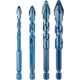 Zestaw wierteł uniwersalnych HEX 6,8,10,12 mm