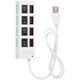 86-076# Rozgałęźnik usb wt.a-4xgn.a hub-07 biały
