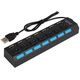 86-073# Rozgałęźnik usb wt.a-7xgn.a hub-06 czarny