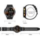 Zegarek męski SMARTWATCH GRAVITY GT24-1 BK/BK/BK