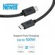 NEWELL NL3586 Kabel przewód USB-C - USB-C 3.2 Gen 2 - 2 m grafitowy