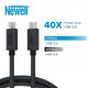 NEWELL NL3586 Kabel przewód USB-C - USB-C 3.2 Gen 2 - 2 m grafitowy
