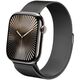 Crong Milano Steel - Pasek ze stali nierdzewnej do Apple Watch 38/40/41/42 mm (grafitowy)