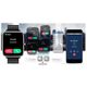 Smartwatch Giewont Dynamic SmartCall GW230-3 - Rose Gold/Black Effect
