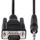 Adapter USB StarTech StarTech 9M351M-RS232-CABLE zmieniacz płci / kabli DB-9 3.5mm Czarny