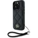 Etui Karl Lagerfeld Quilted Initial Logo & Chain Strap do Apple iPhone 16 Pro czarny