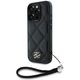 Etui Karl Lagerfeld Quilted Initial Logo & Chain Strap do Apple iPhone 16 Pro czarny