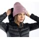 Czapka zimowa unisex z wiskozy Fitanu Utale różowa