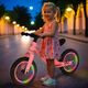 Rowerek biegowy dziecięcy Nils Fun RB901 pompowane koła led 12'' różowy 90x50x41cm