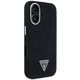 Etui Guess Denim Triangle Logo MagSafe   do iPhone 16 czarny
