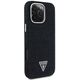 Etui Guess Denim Triangle Logo MagSafe   do iPhone 16 Pro Max czarny
