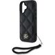 Etui Karl Lagerfeld Quilted Initial Logo & Chain Strap do iPhone 16 czarny